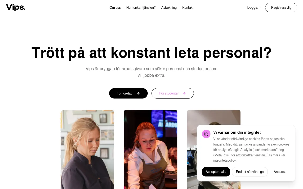 Screenshot of vipsbemanning.com