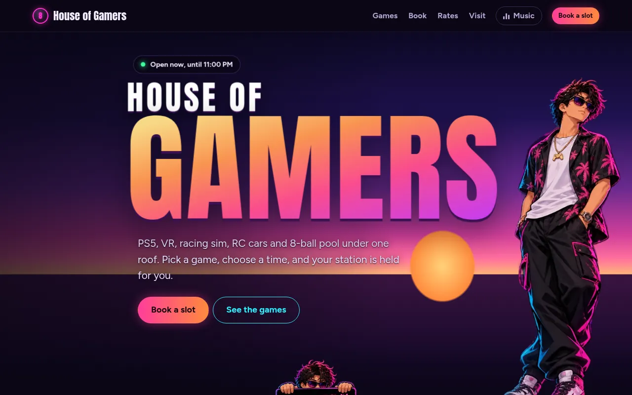Screenshot of houseofgamers-hyd.web.app