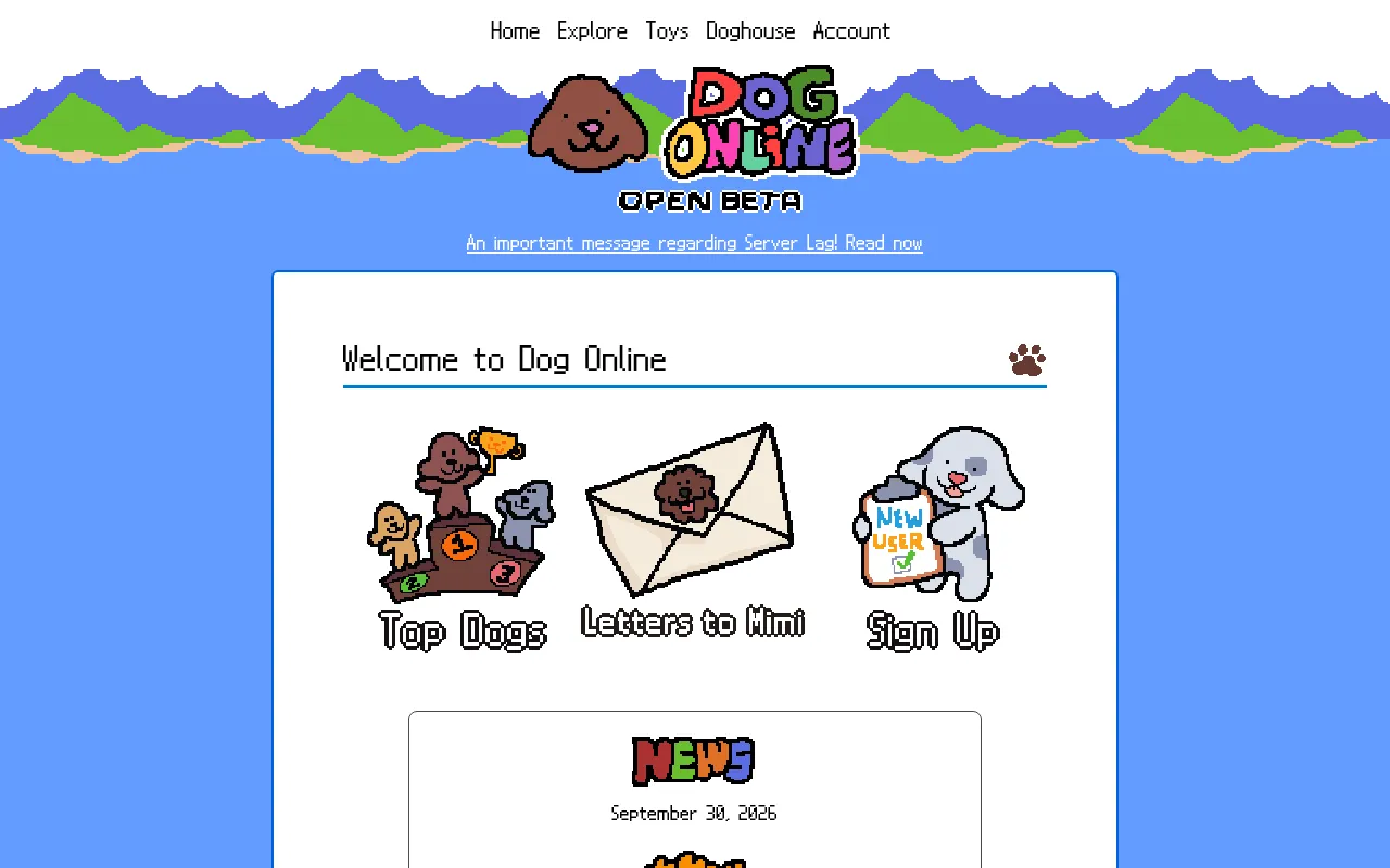 Screenshot of dogonline.net