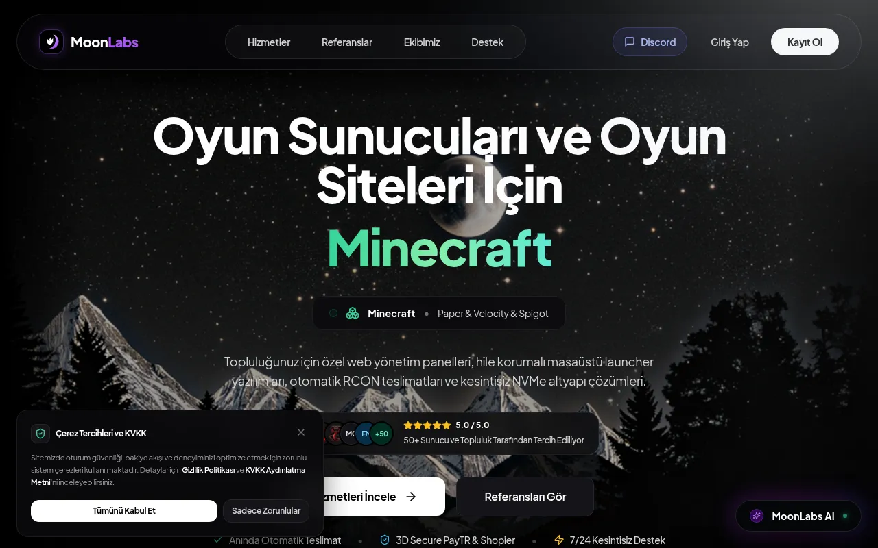 Screenshot of moonlabs.tr