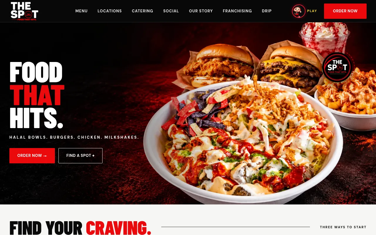Screenshot of foodthathits.com