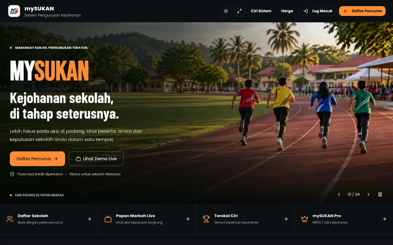 Screenshot of mysukan.online