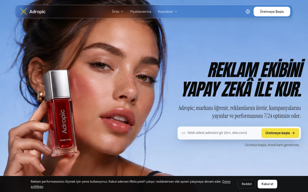 Screenshot of adropic.com