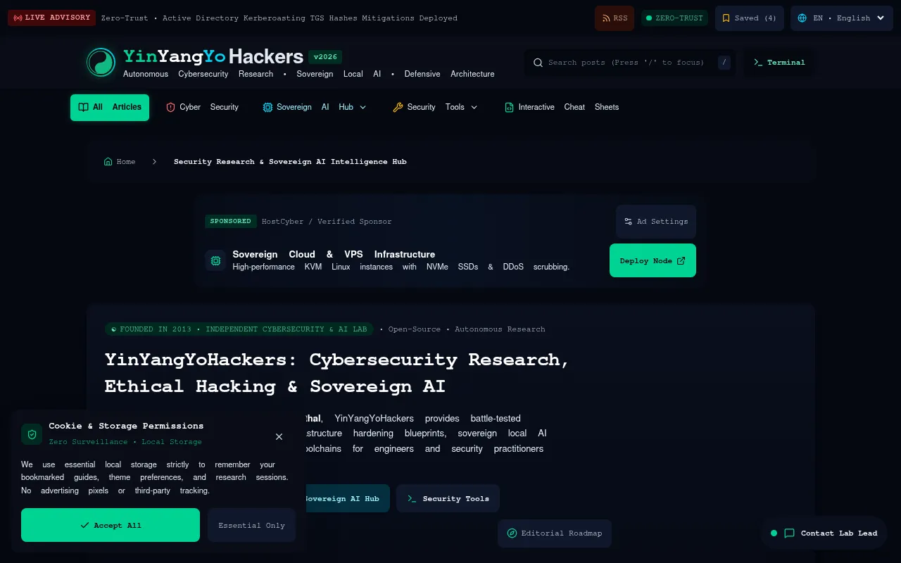 Screenshot of yinyangyohackers.ai.studio