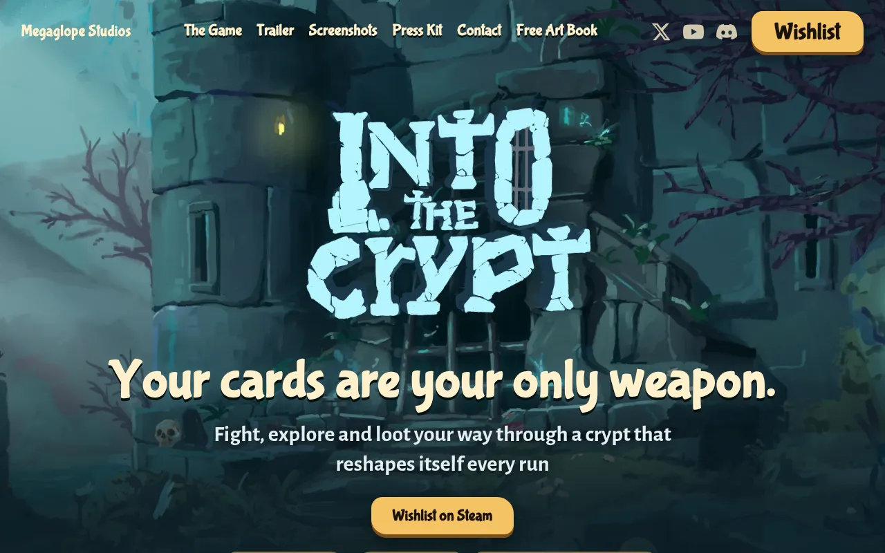 Screenshot of megaglopestudios.com