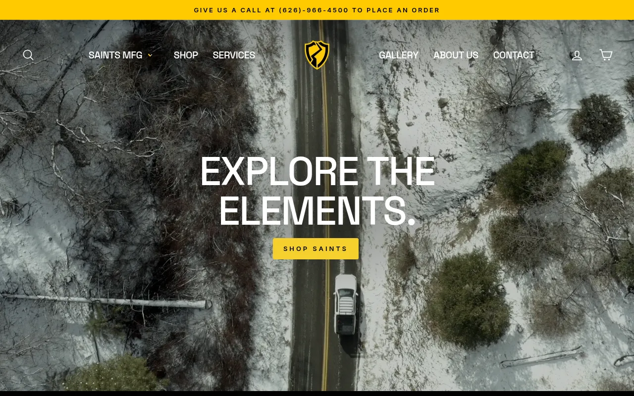 Screenshot of saintsoffroad.com