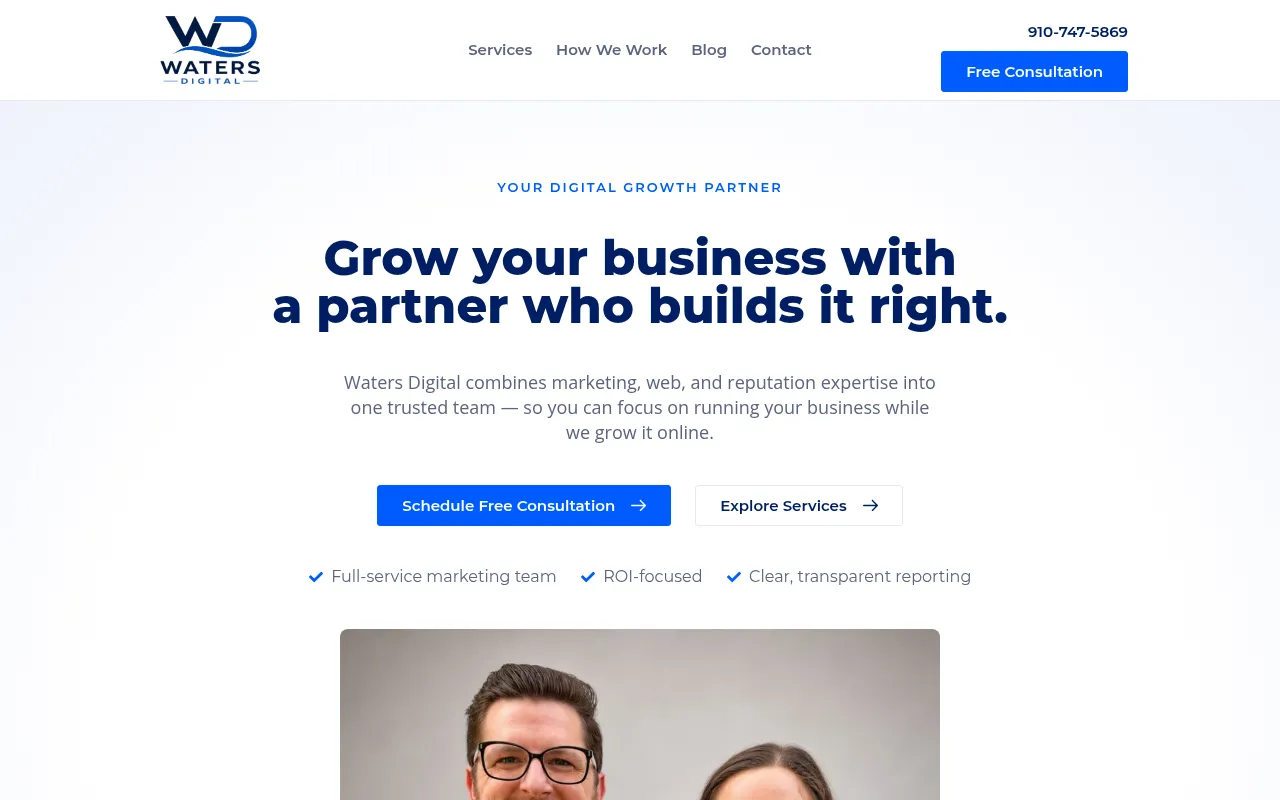 Screenshot of watersdigital.com