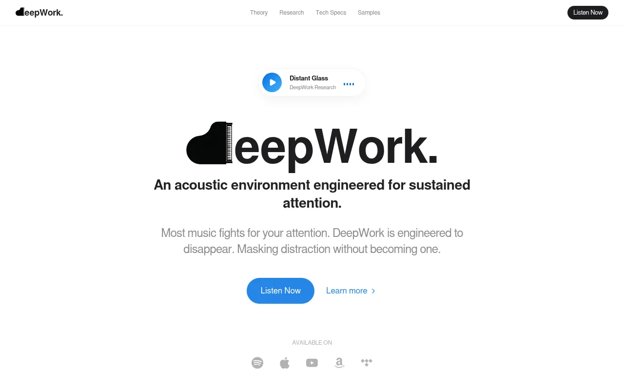 Screenshot of unlockdeepwork.com
