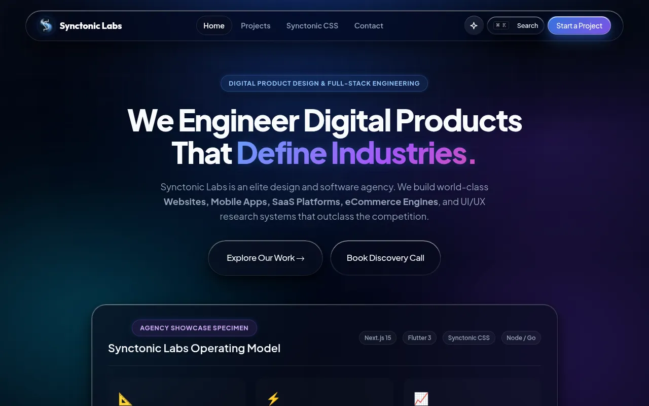 Screenshot of synctonic.net