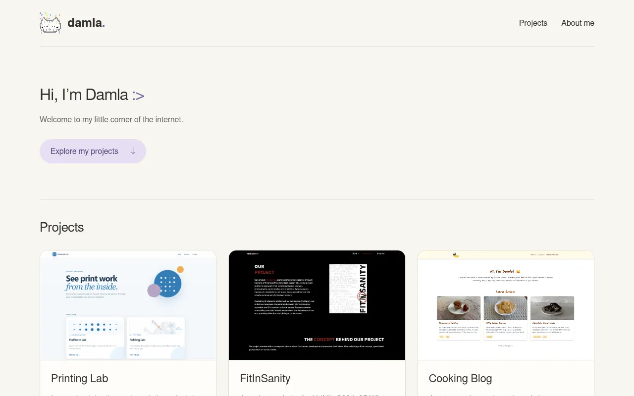 Screenshot of damlairmak.com