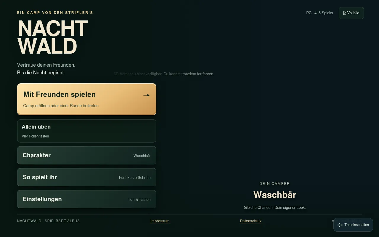 Screenshot of nacht-wald.com