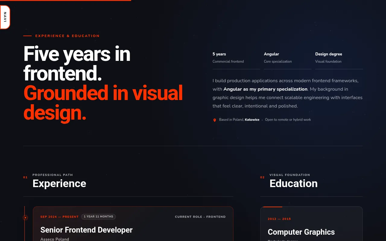 Screenshot of astroportfolio-2026.netlify.app