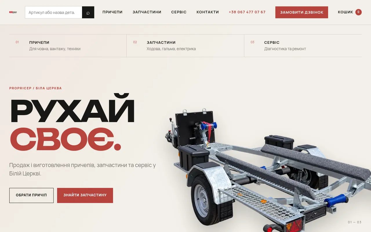 Screenshot of staging.propricep.com