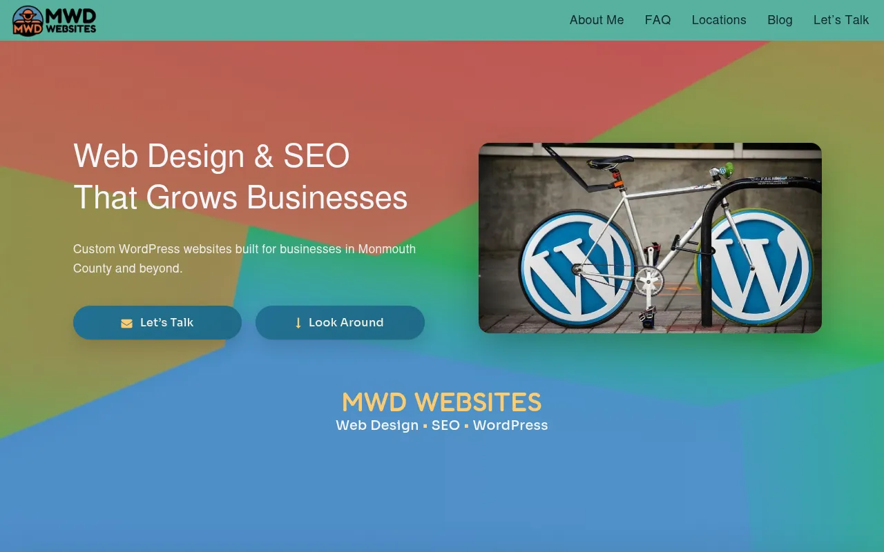 Screenshot of mwdwebsites.com