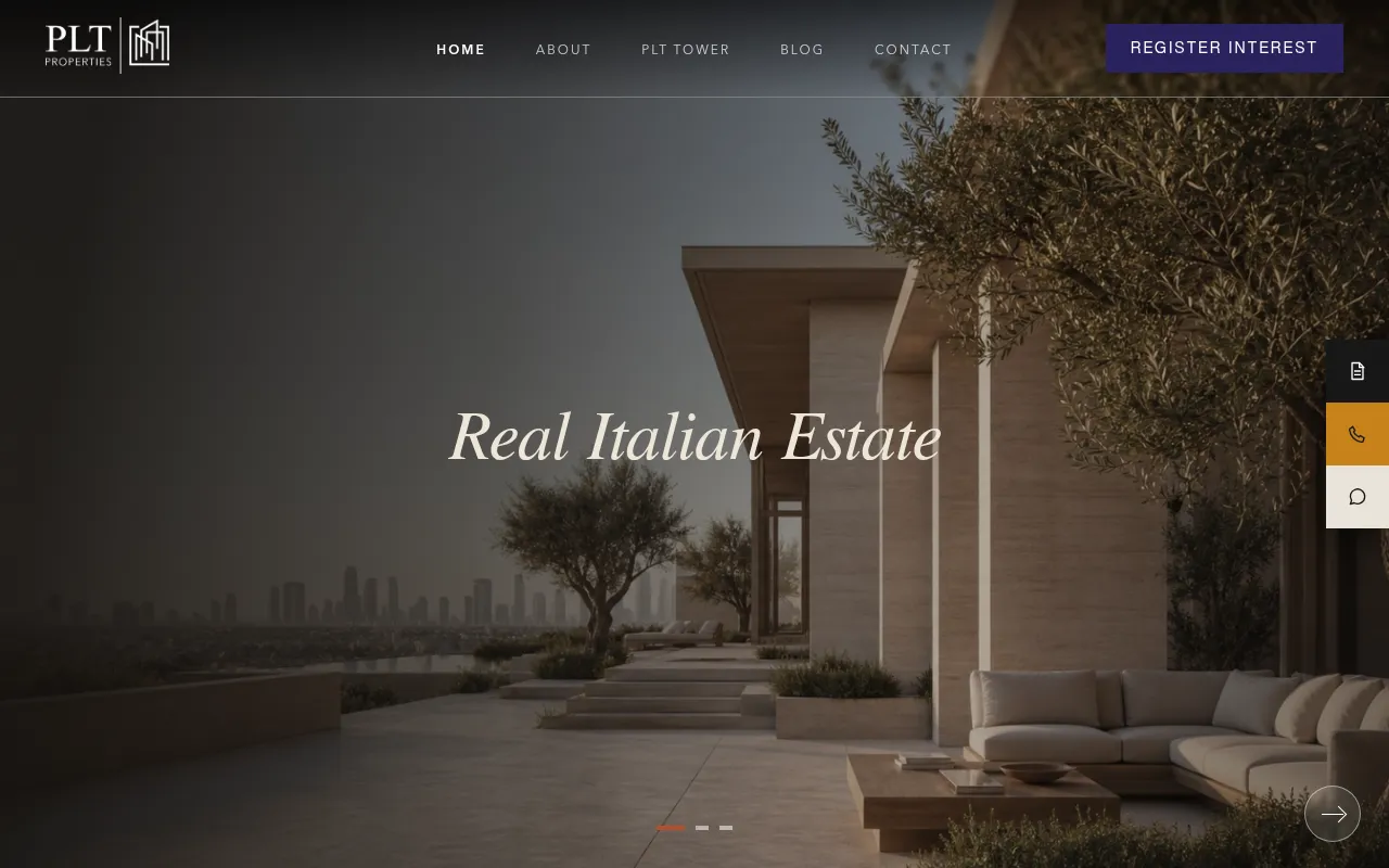 Screenshot of plt-properties.com