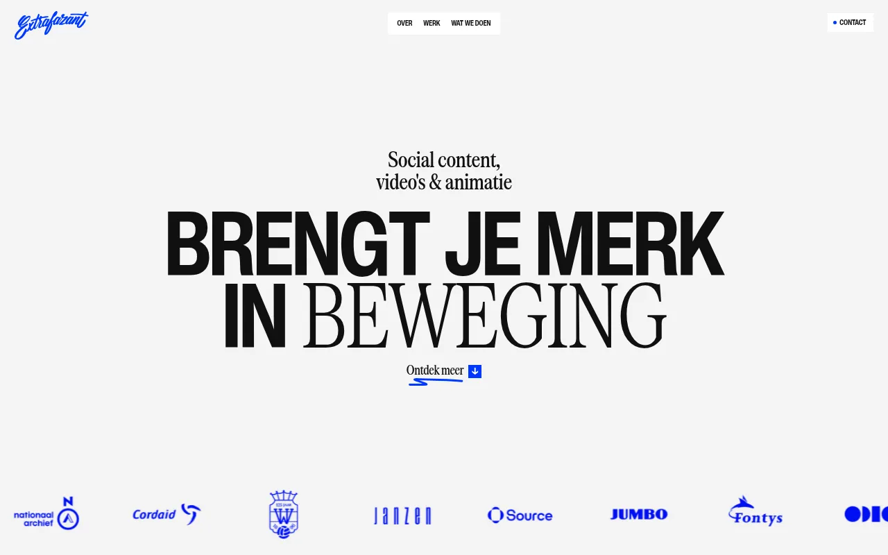 Screenshot of extrafazant.nl