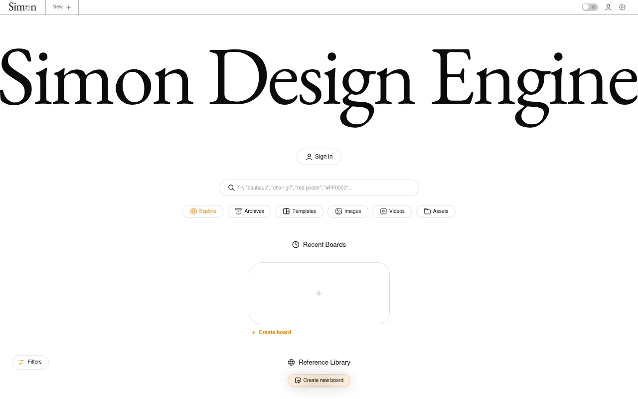 Screenshot of simon-de.io