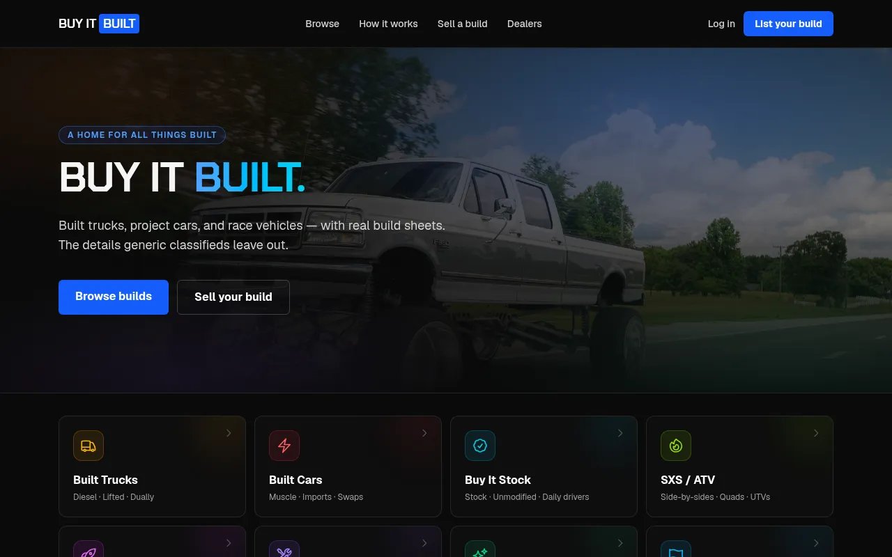 Screenshot of buyitbuilt.us