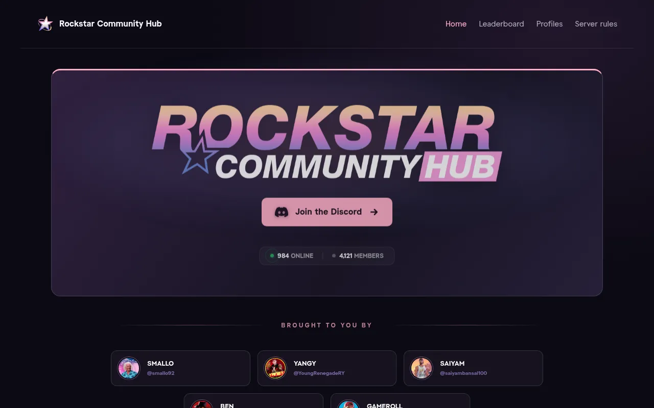Screenshot of joincommunityhub.com