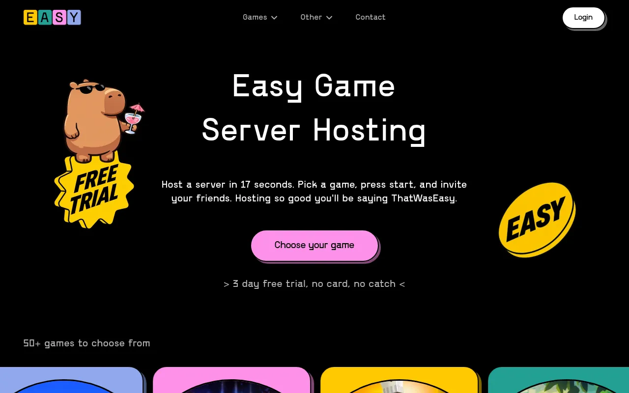 Screenshot of thatwaseasy.io