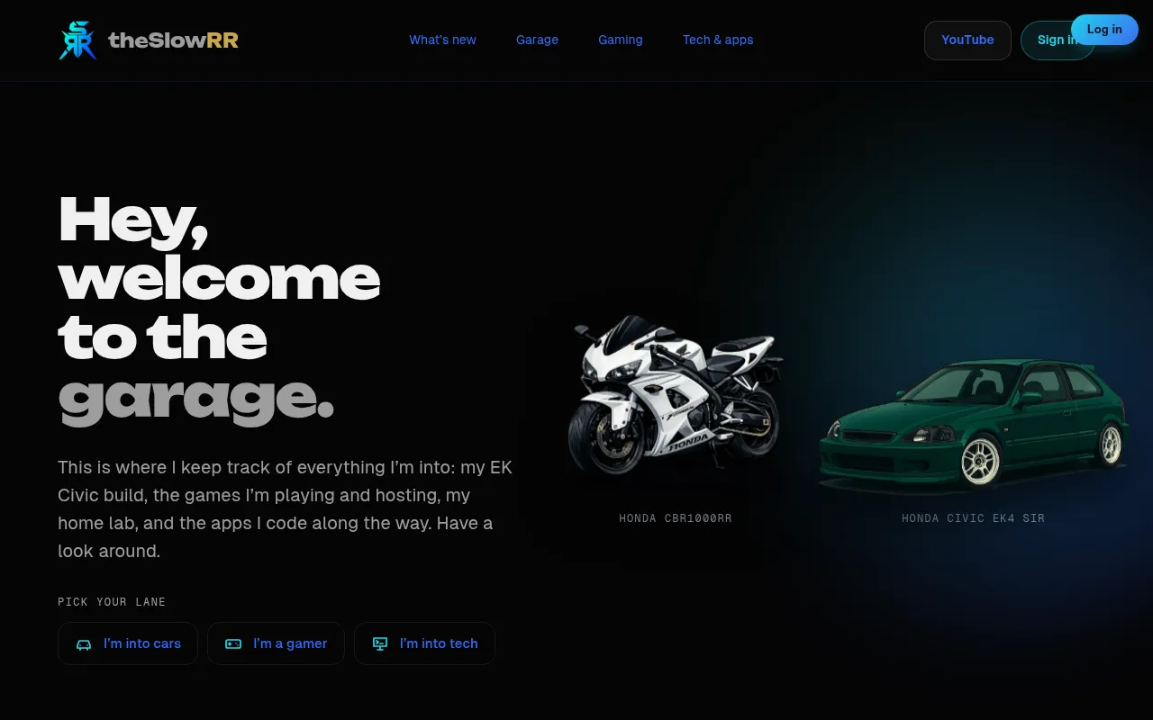 Screenshot of theslowrr.com