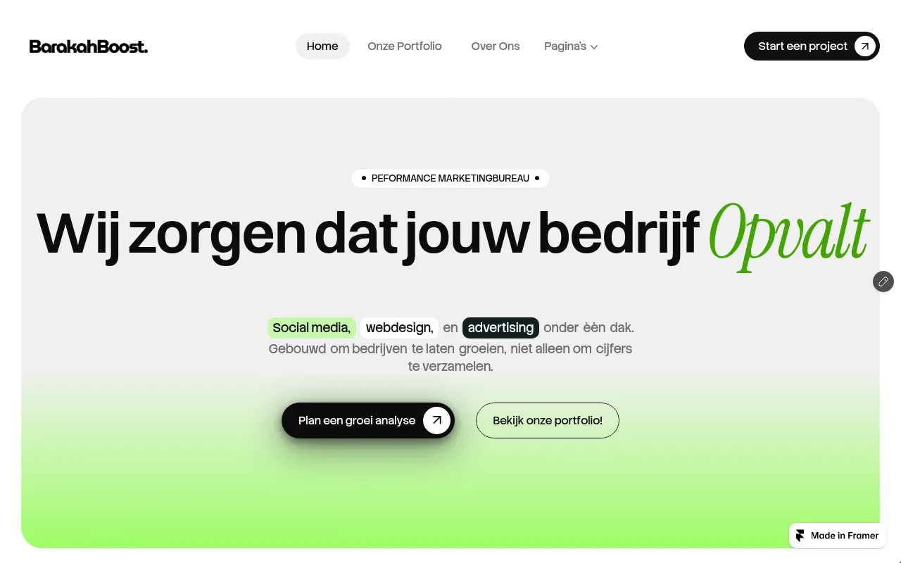 Screenshot of abundant-permission-322942.framer.app