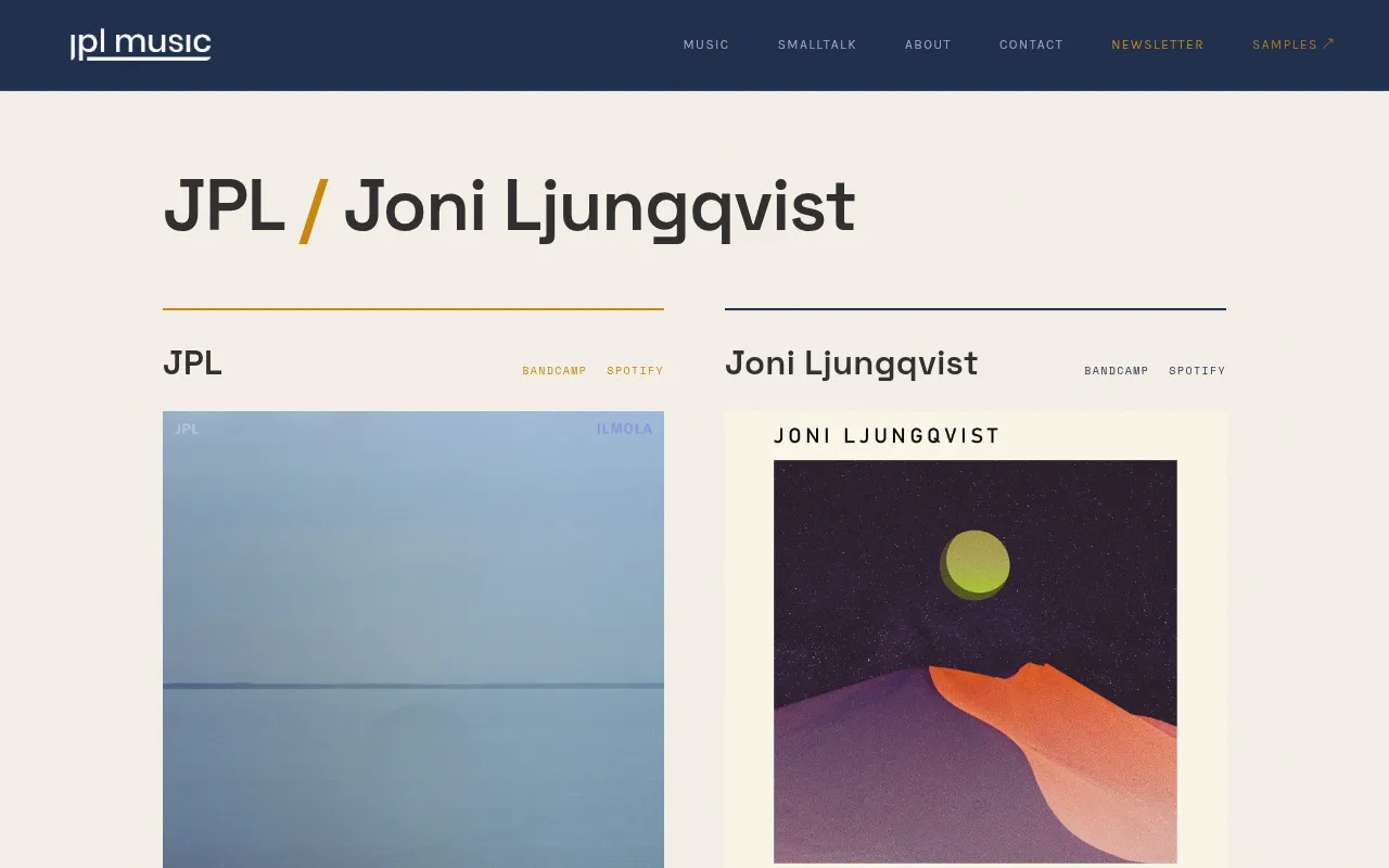 Screenshot of jpl-music.com