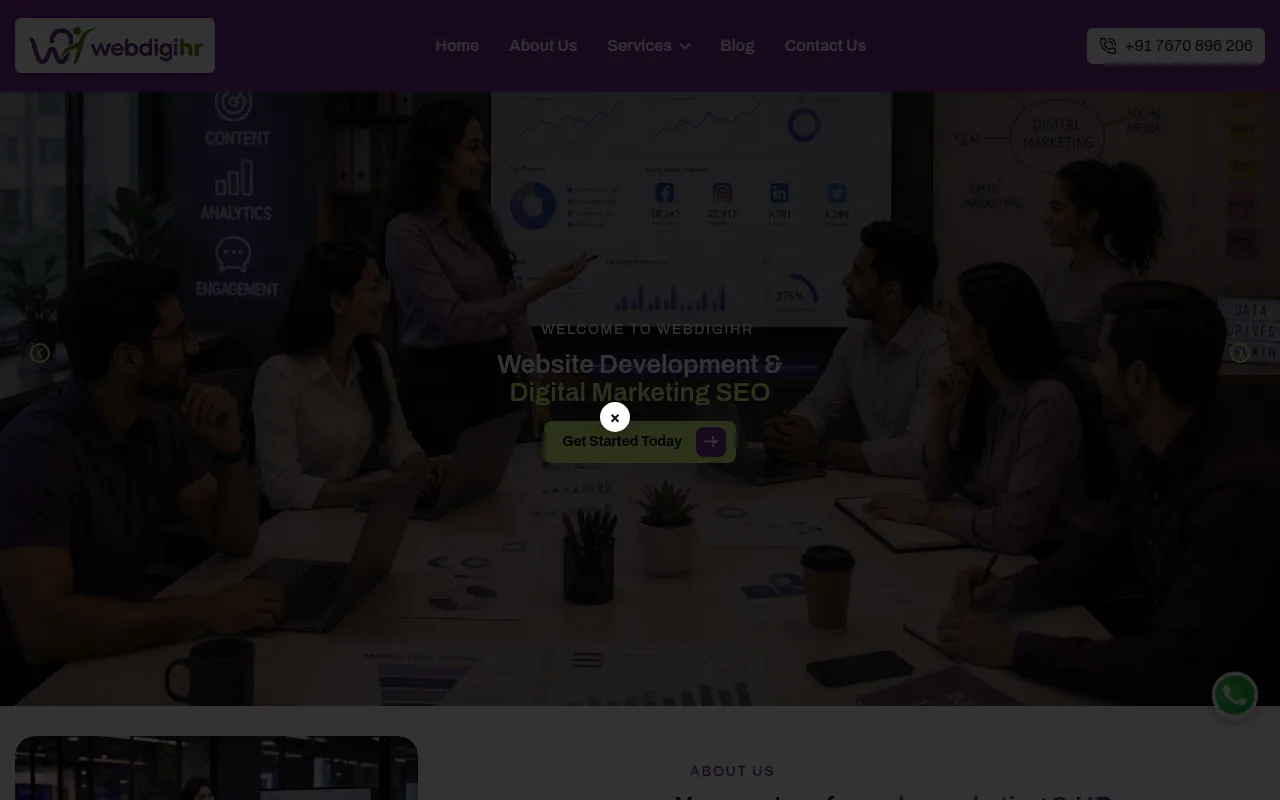Screenshot of webdigihr.com