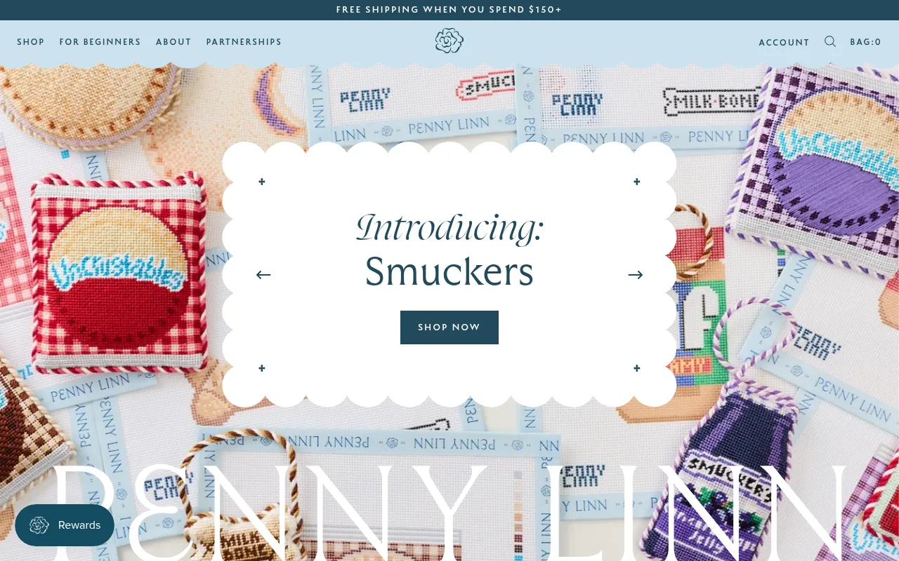 Screenshot of pennylinn.com