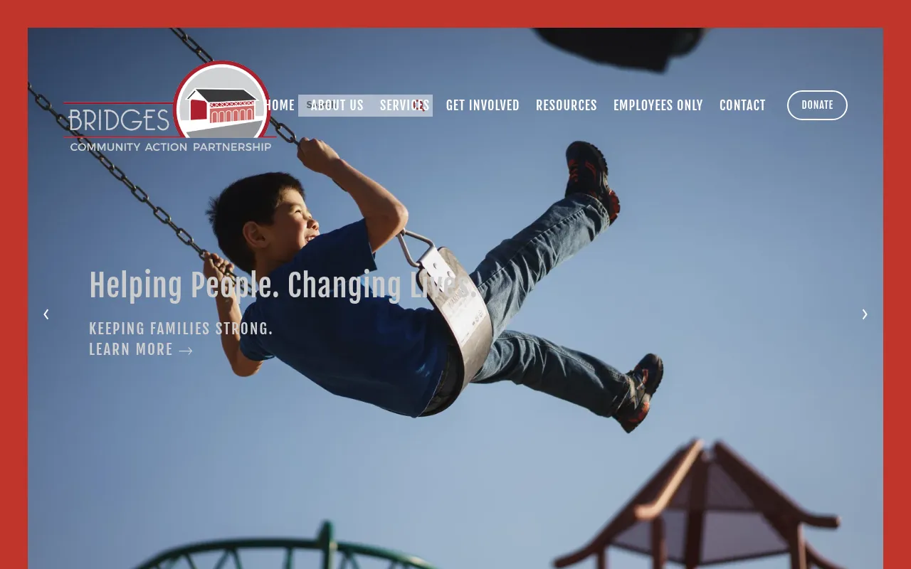 Screenshot of bridgescap.org