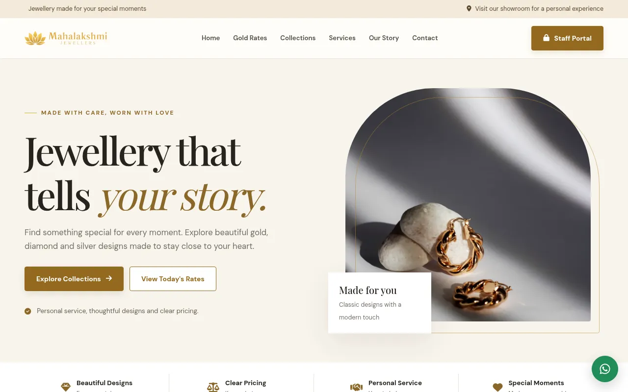 Screenshot of jewellers.softmaji.com