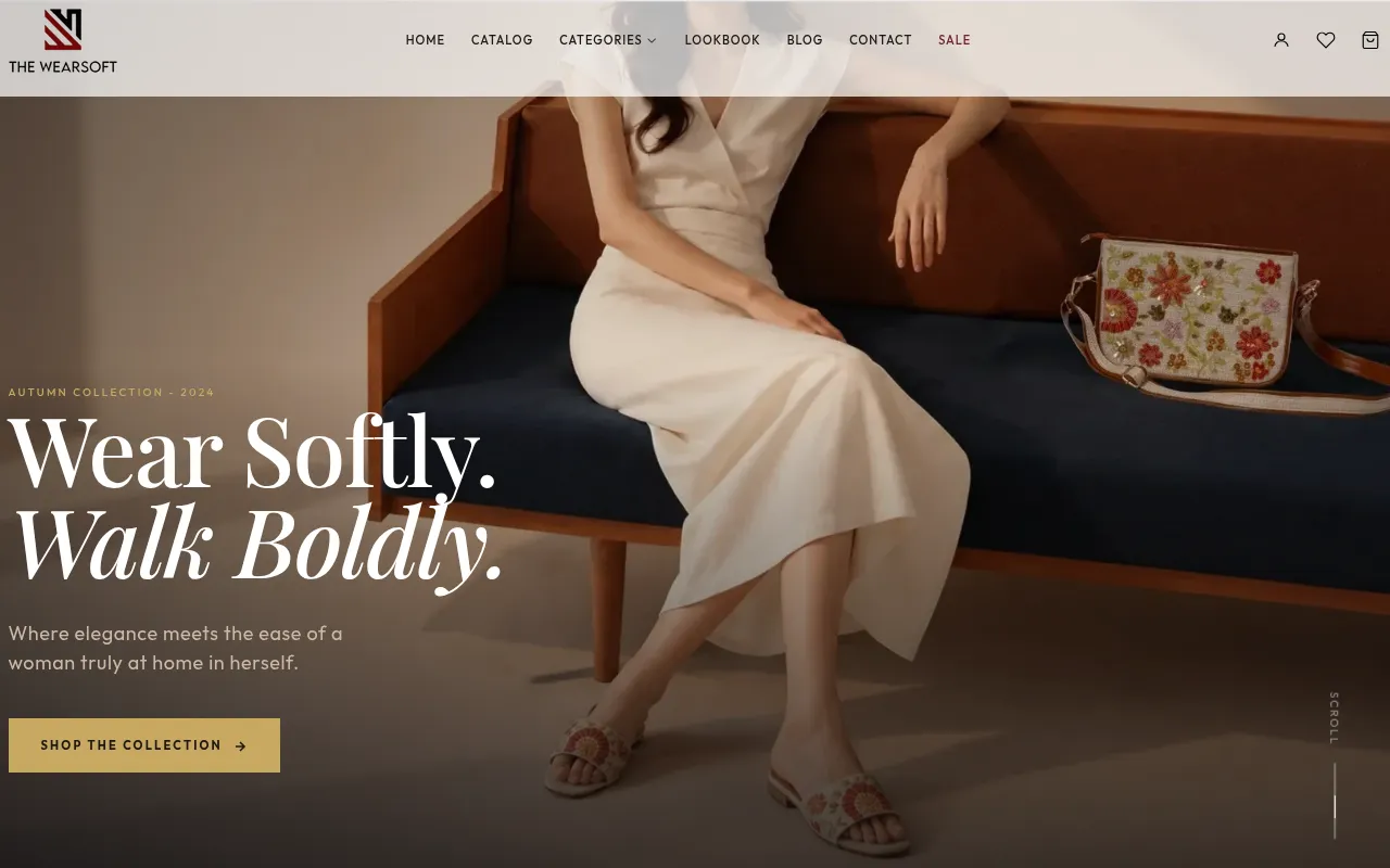 Screenshot of thewearsoft.com
