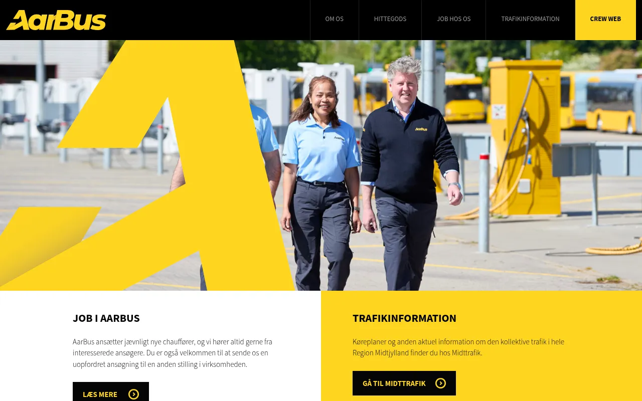 Screenshot of aarbus.dk