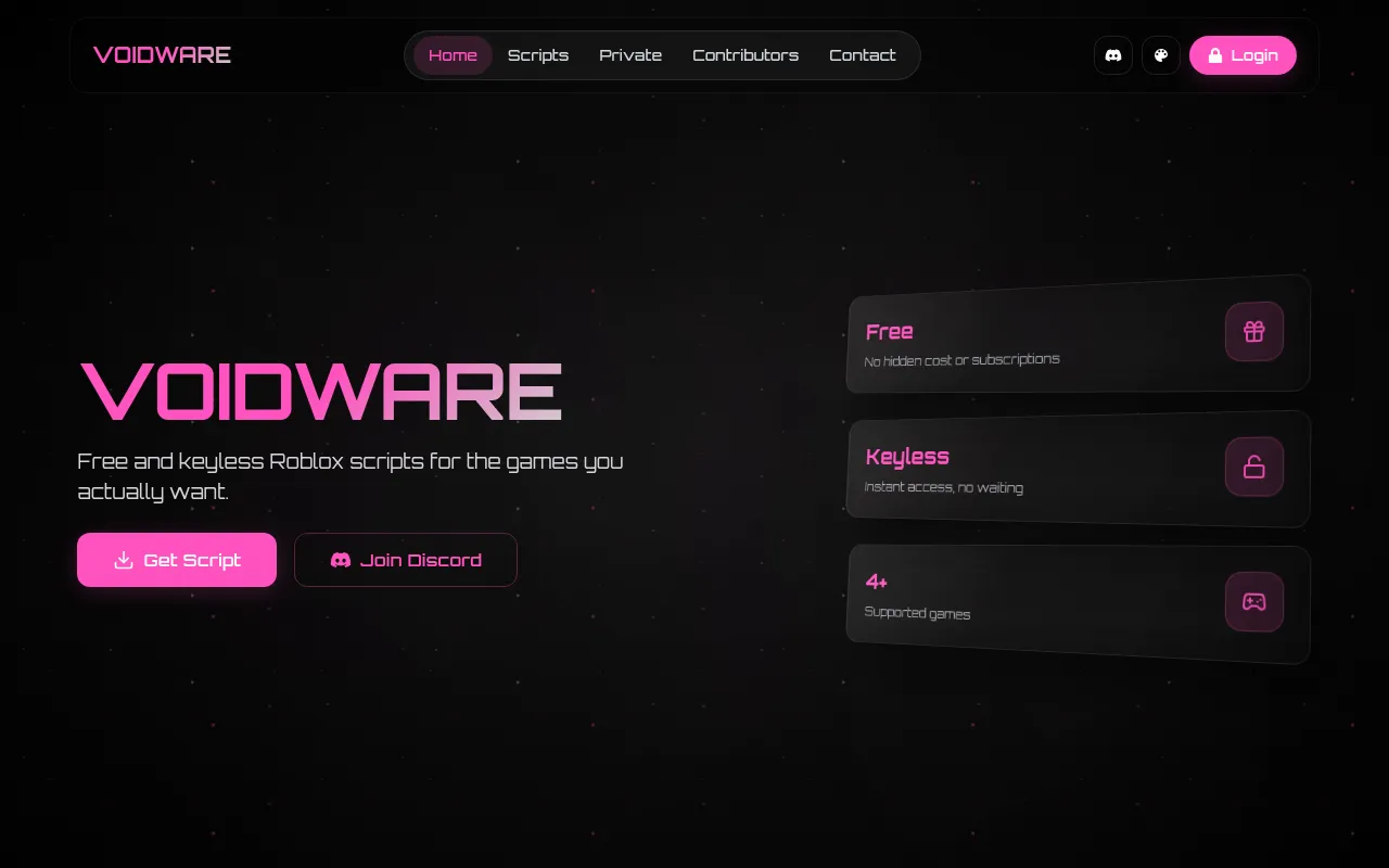 Screenshot of vapevoidware.xyz