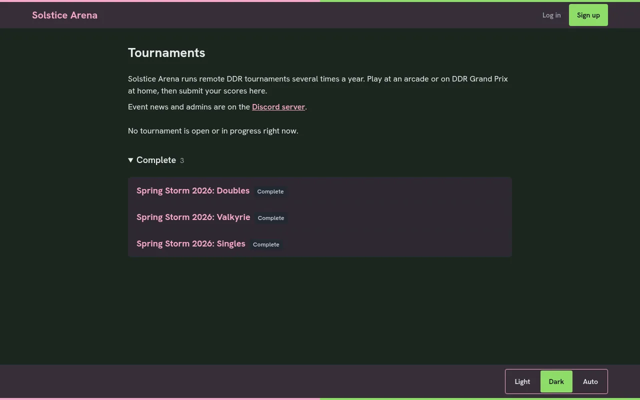 Screenshot of solstice-arena-demo.vercel.app