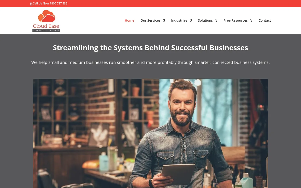 Screenshot of cloudease.com.au