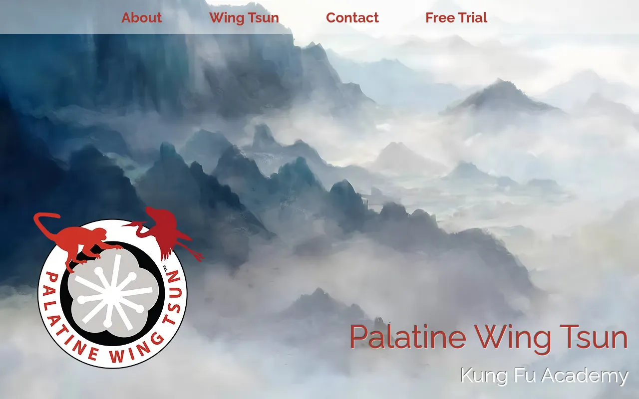 Screenshot of palatinewingtsun.com