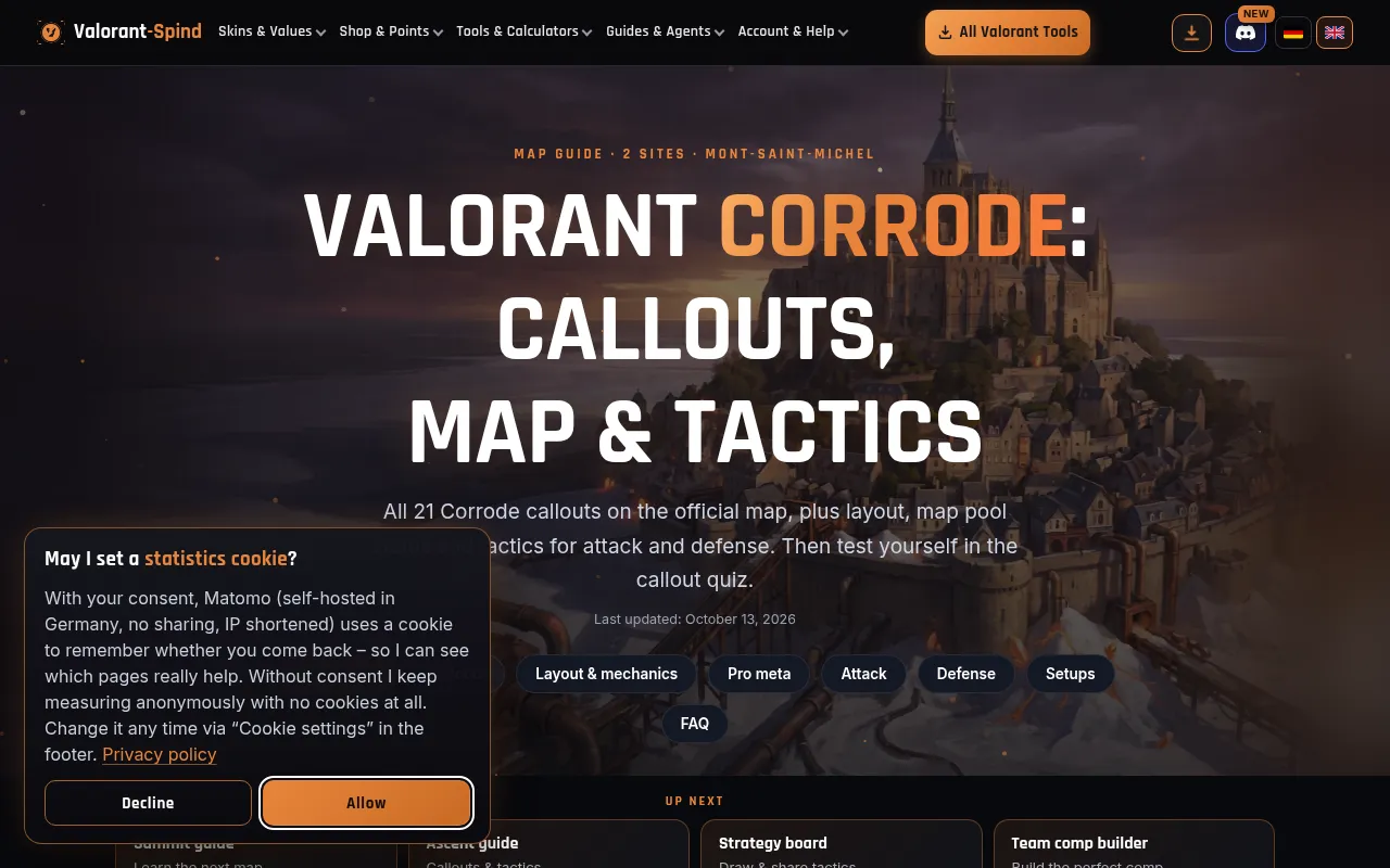 Screenshot of valorant-spind.de