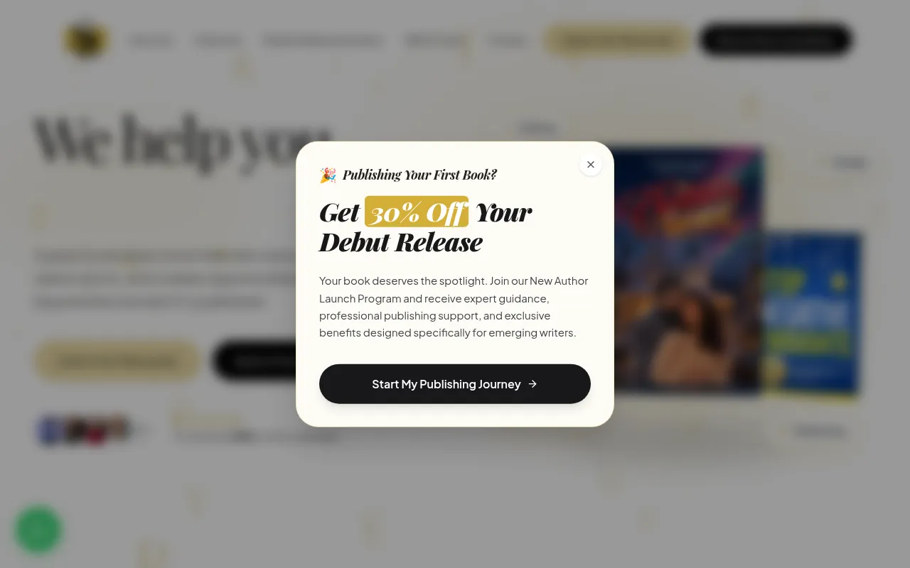 Screenshot of selfbookspublishing.com