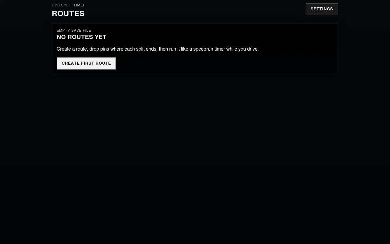 Screenshot of gps-split-timer.vercel.app