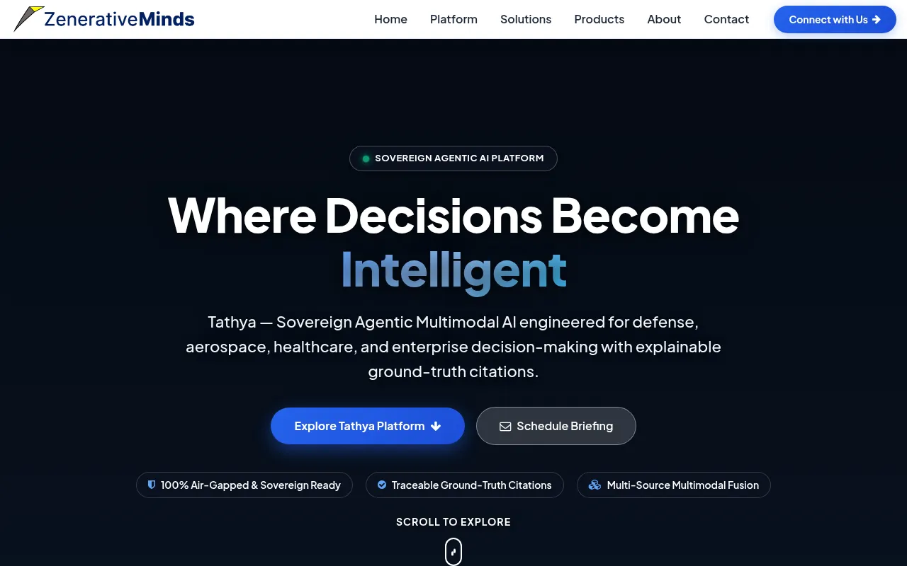 Screenshot of zenerativeminds.com
