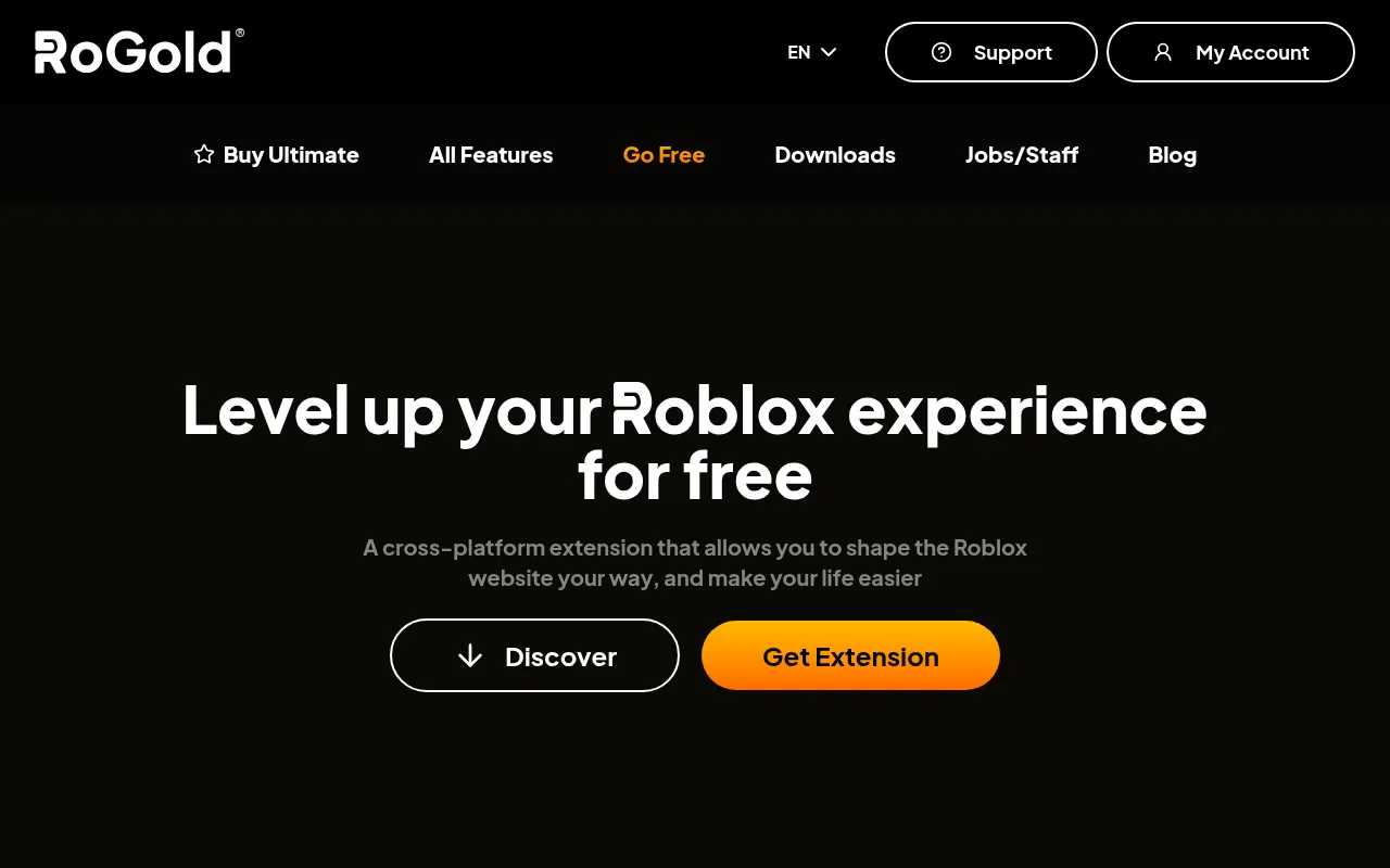 Screenshot of rogold.live