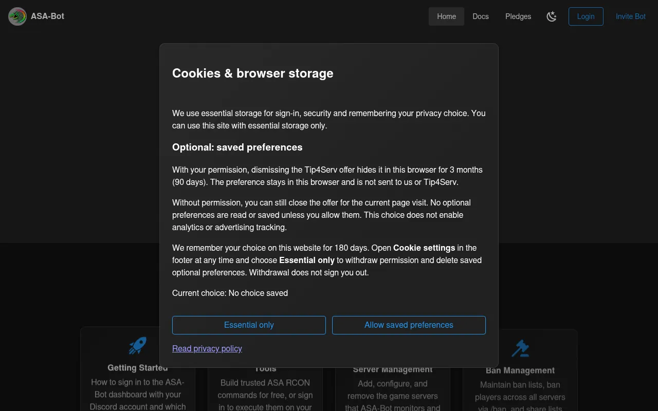 Screenshot of asa-bot.info