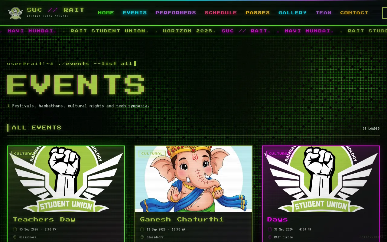 Screenshot of nmhorizon.in