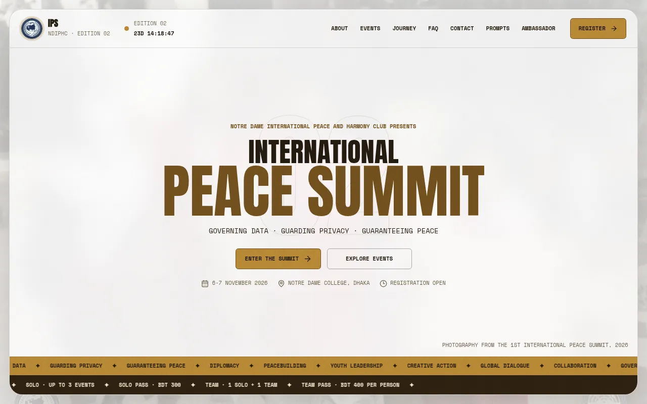 Screenshot of ips.ndiphc.org