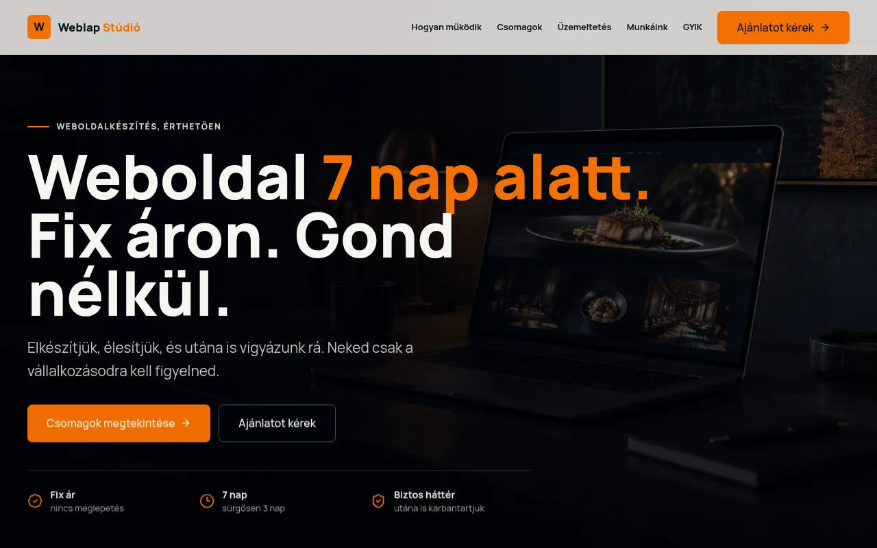 Screenshot of weblap.studio