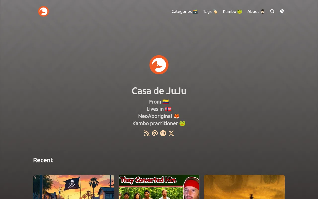 Screenshot of juju.casa