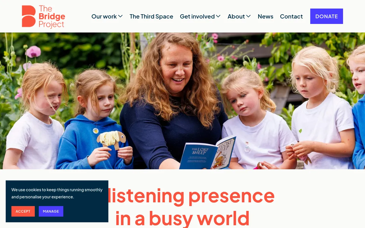 Screenshot of the-bridge.org.uk