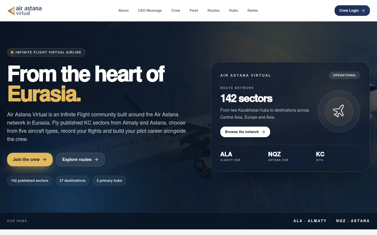 Screenshot of air-astana-virtual.vercel.app