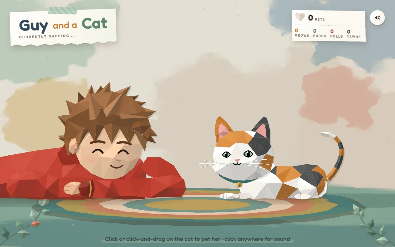 Screenshot of guyandacat.com